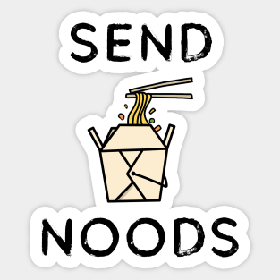 send noods asian food funny Sticker